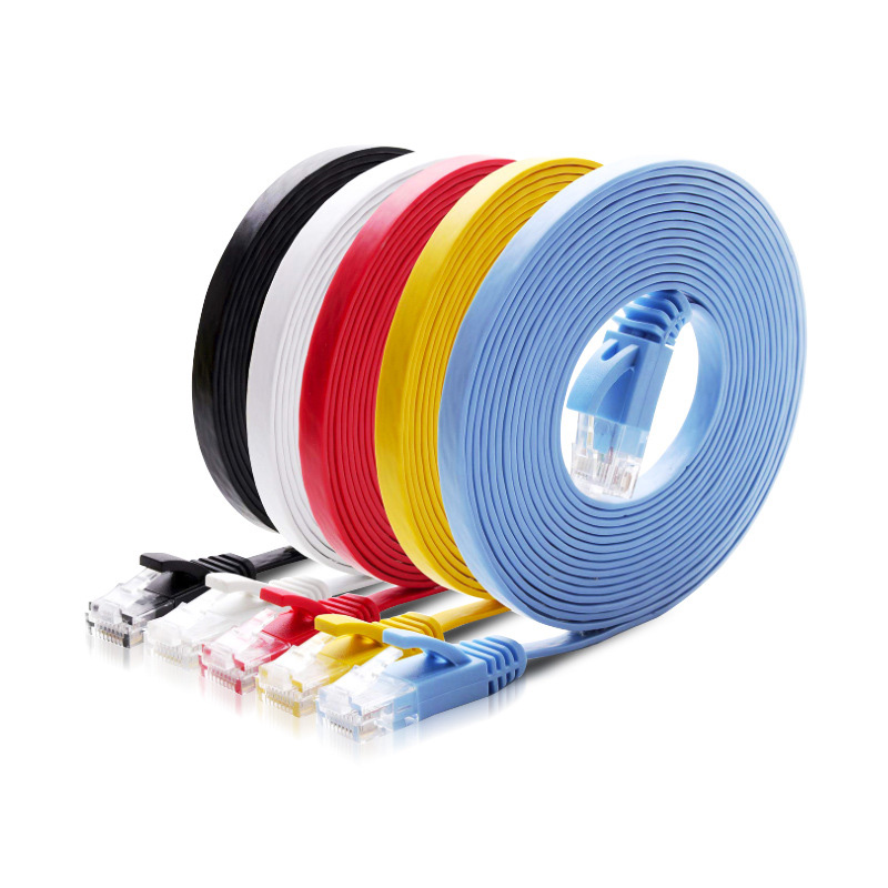 Power Over Ethernet - Câble Ethernet plat CAT6 LAN RJ45,