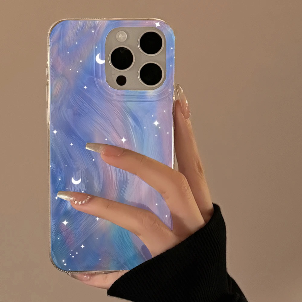 Receipt Printer Thermal - Coque de téléphone à paillettes dégradées,