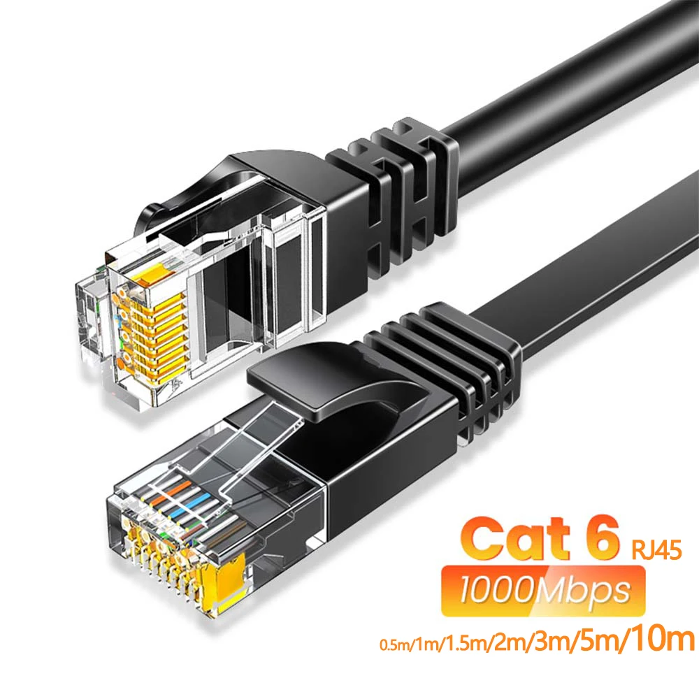 Power Over Ethernet - Câble Ethernet haute vitesse Cat6, 1000Mbps,