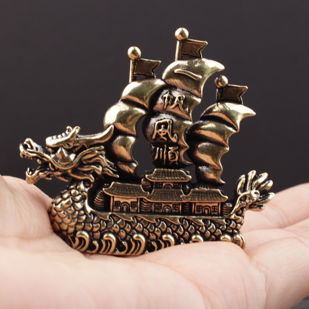 Office Technologies - Statue de bateau dragon, décoration intérieure,