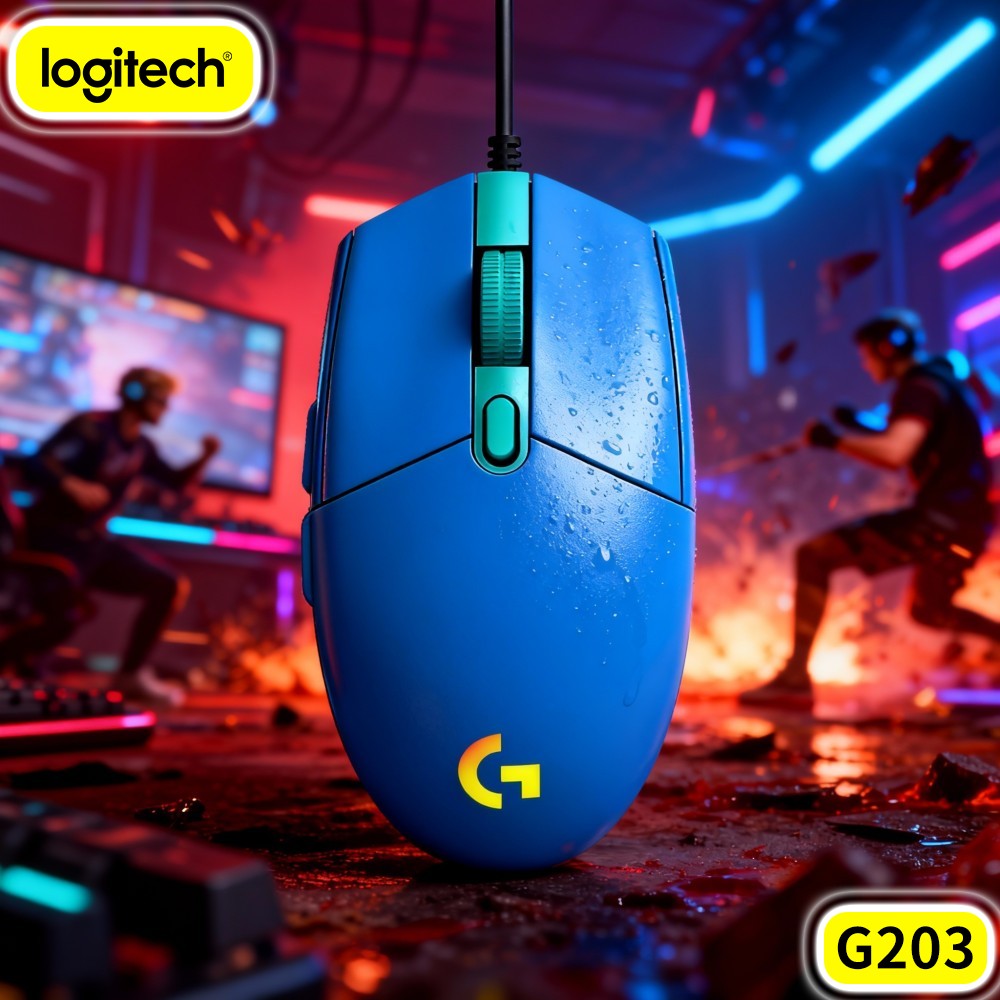 Logitech Mouse G203 - Souris de jeu filaire Logitech G203,