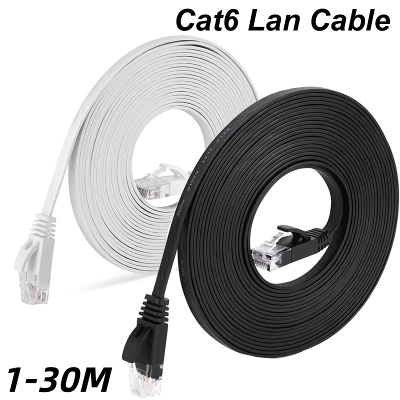 Power Over Ethernet - 1000Mbps plat Ethernet Cat6 Lan 10m
