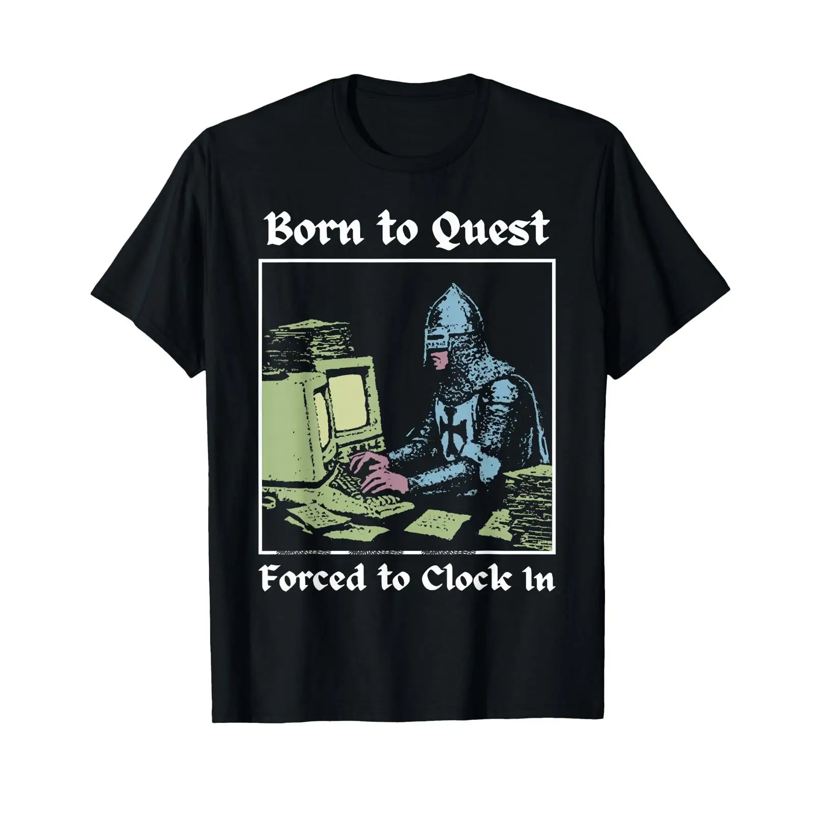 T-shirt unisexe Born to Quest  - Office Quest avis et prix